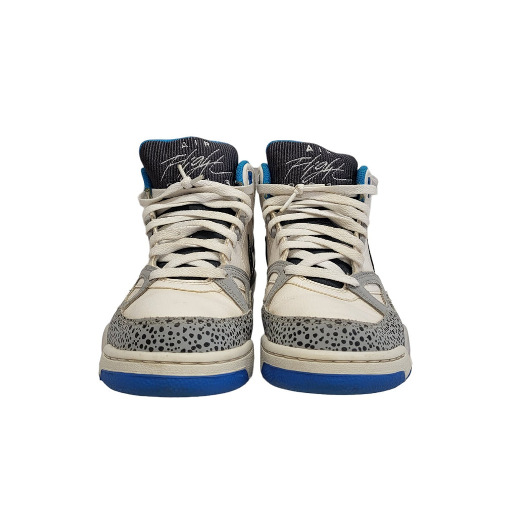 Nike Air Force Flight 2013 White HI Top Leather Men's Trainers Uk 8.5