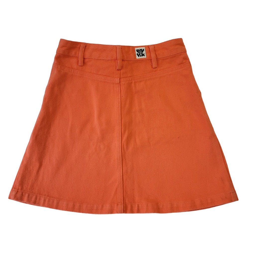 Lucy & Yak Y2K Vintage Pink Denim Skirt Women's Size 6 W24