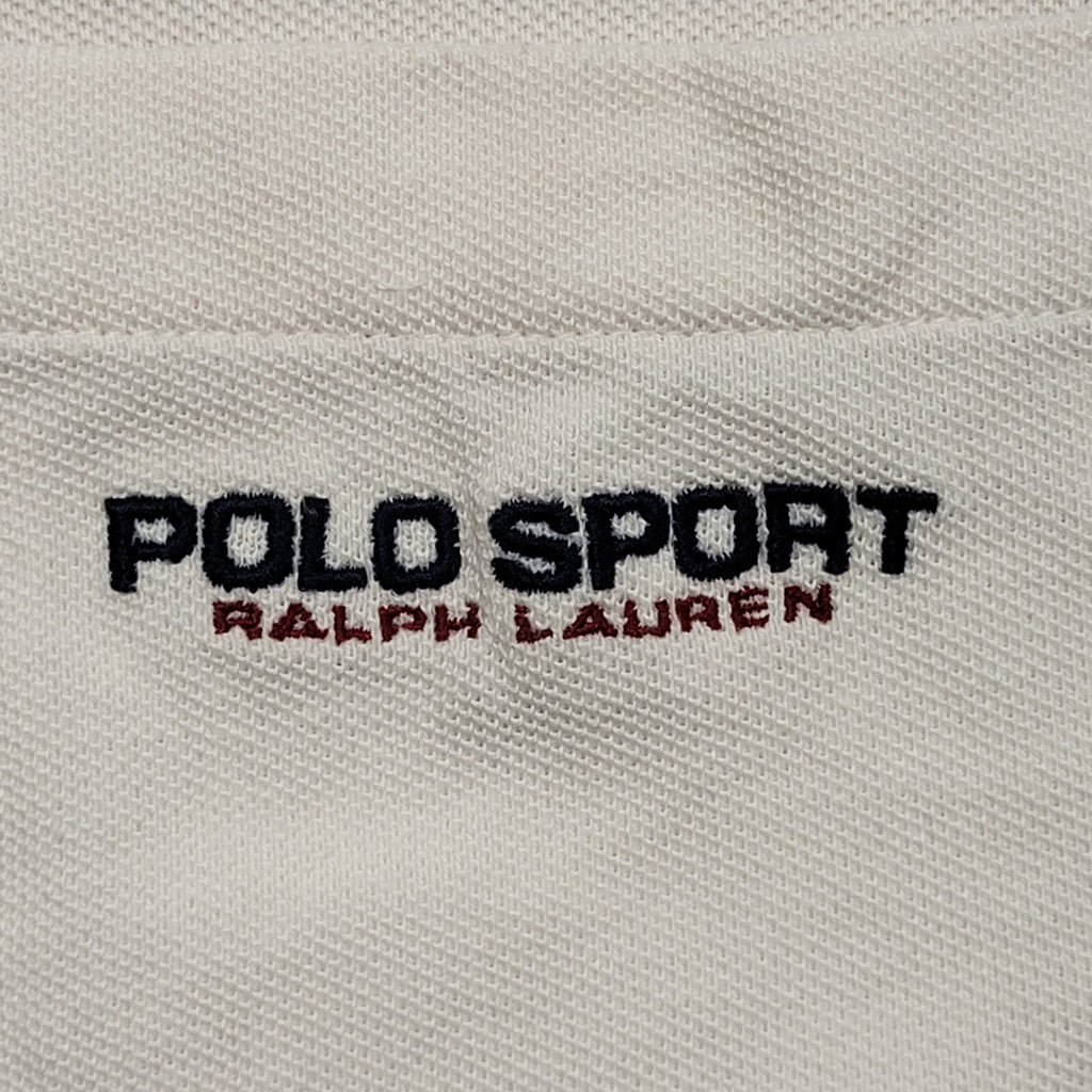 Polo Sport Ralph Lauren 90s Pink Short Sleeve Slim Fit Polo Shirt Men's Size XL