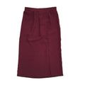 Classic Vintage Dark Red 90's Straight Pencil Skirt Uk Women's Size 16 W34