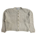 St Michael Vintage 90's Cream Knitted Cardigan UK Women's Size 16