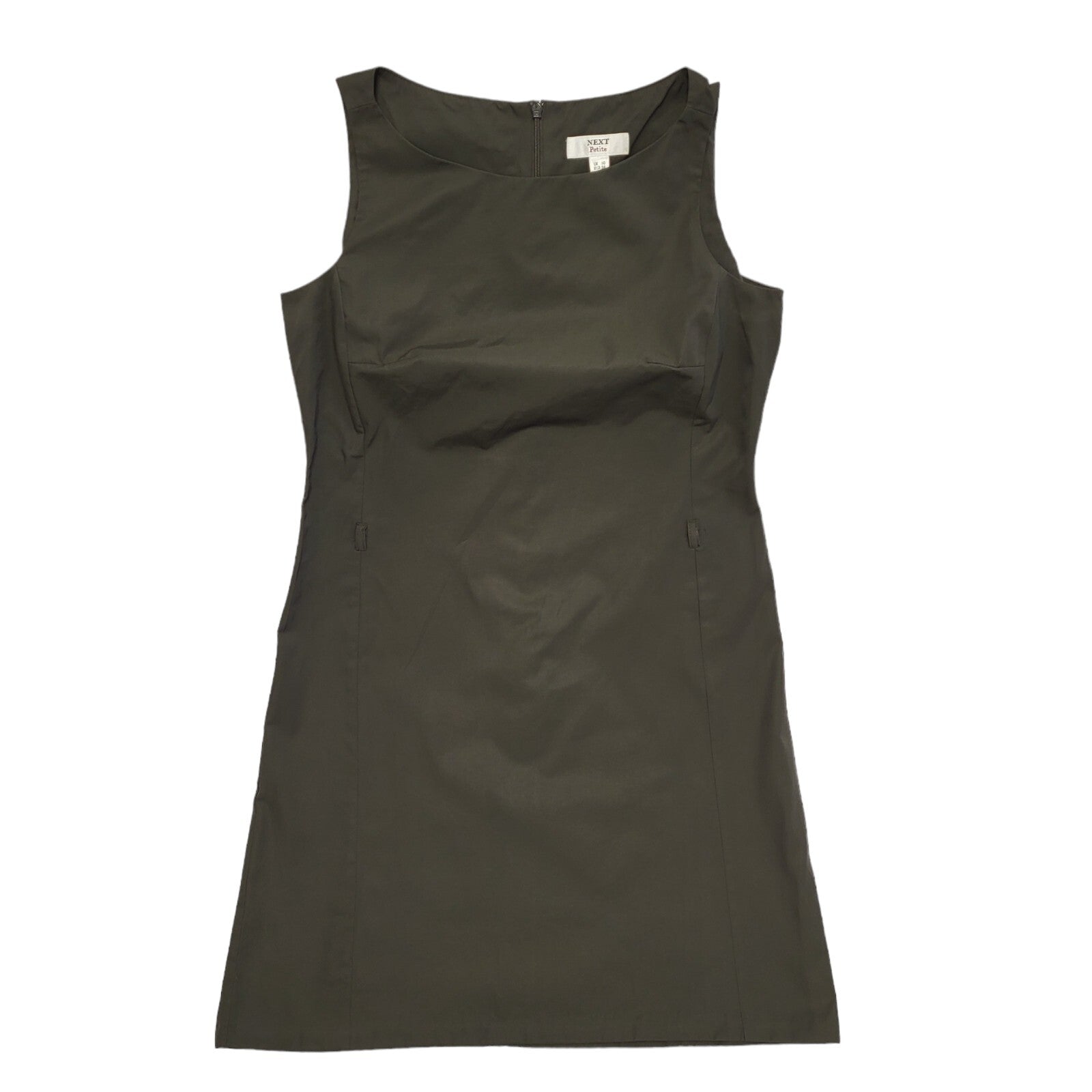 Next Petite Y2K Green Short Sleeveless Tank Dress UK Size 10