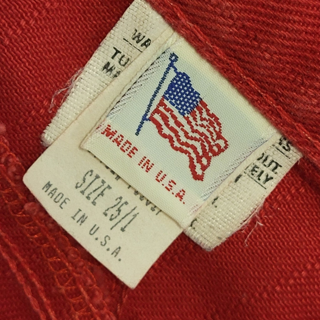Rocky Mountain Vintage 80's Red High Waist Jeans Womens UK Size 6 W24 L27