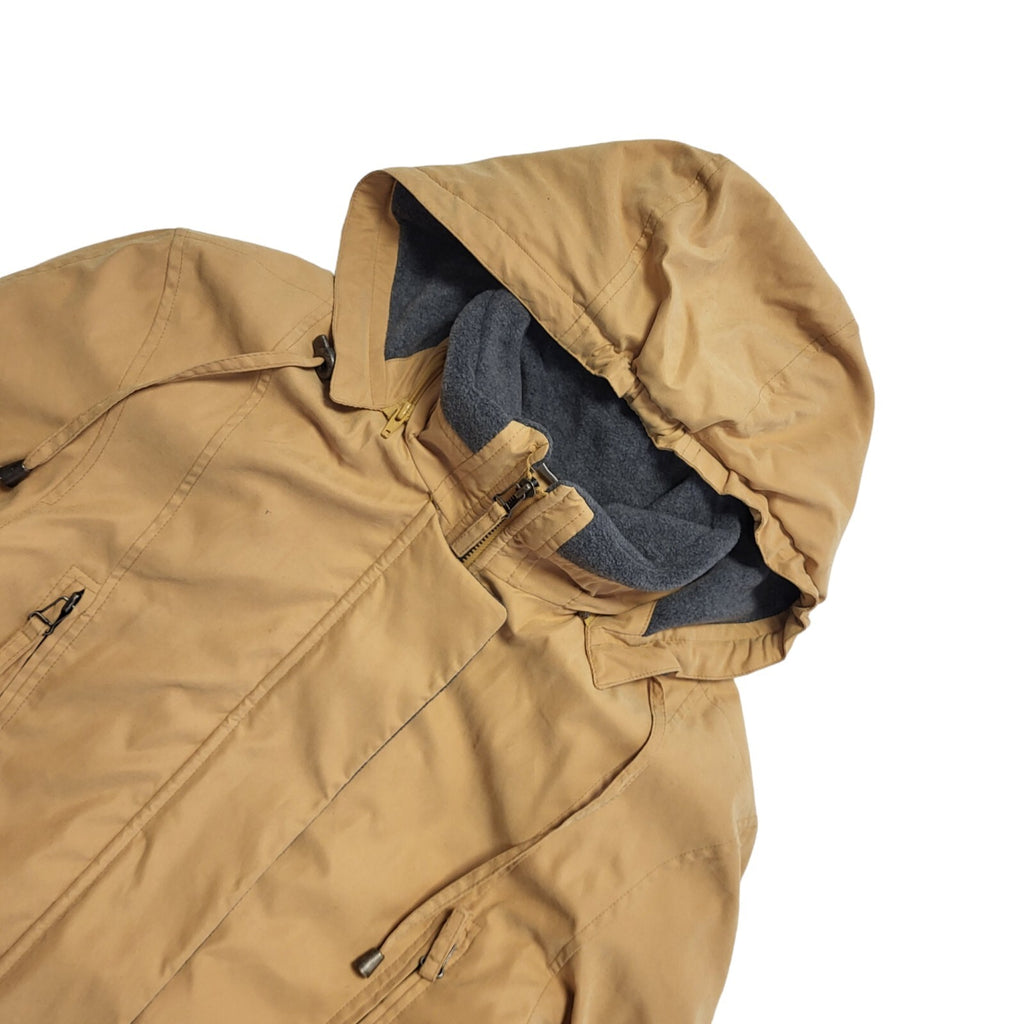 Marks & Spencer Sympa-tex Yellow Hooded Jacket Women's UK Size 12