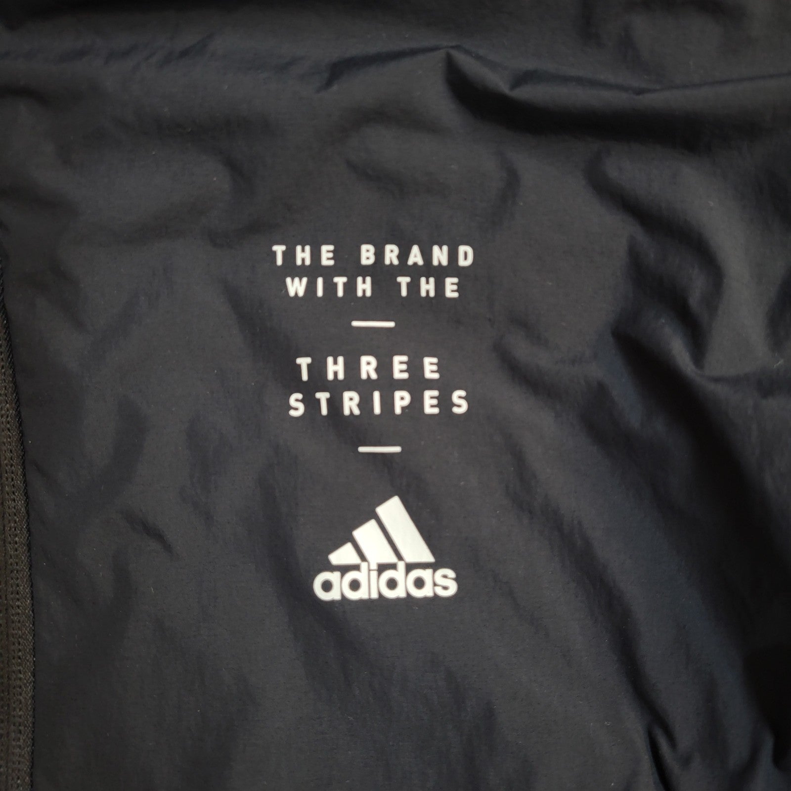 Adidas Windbreaker Jacket Black Y2k Hooded UK Women's Size M 10