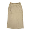 Dorothy Perkins 90s Beige Front Split Skirt Uk Women's Size 14 W32