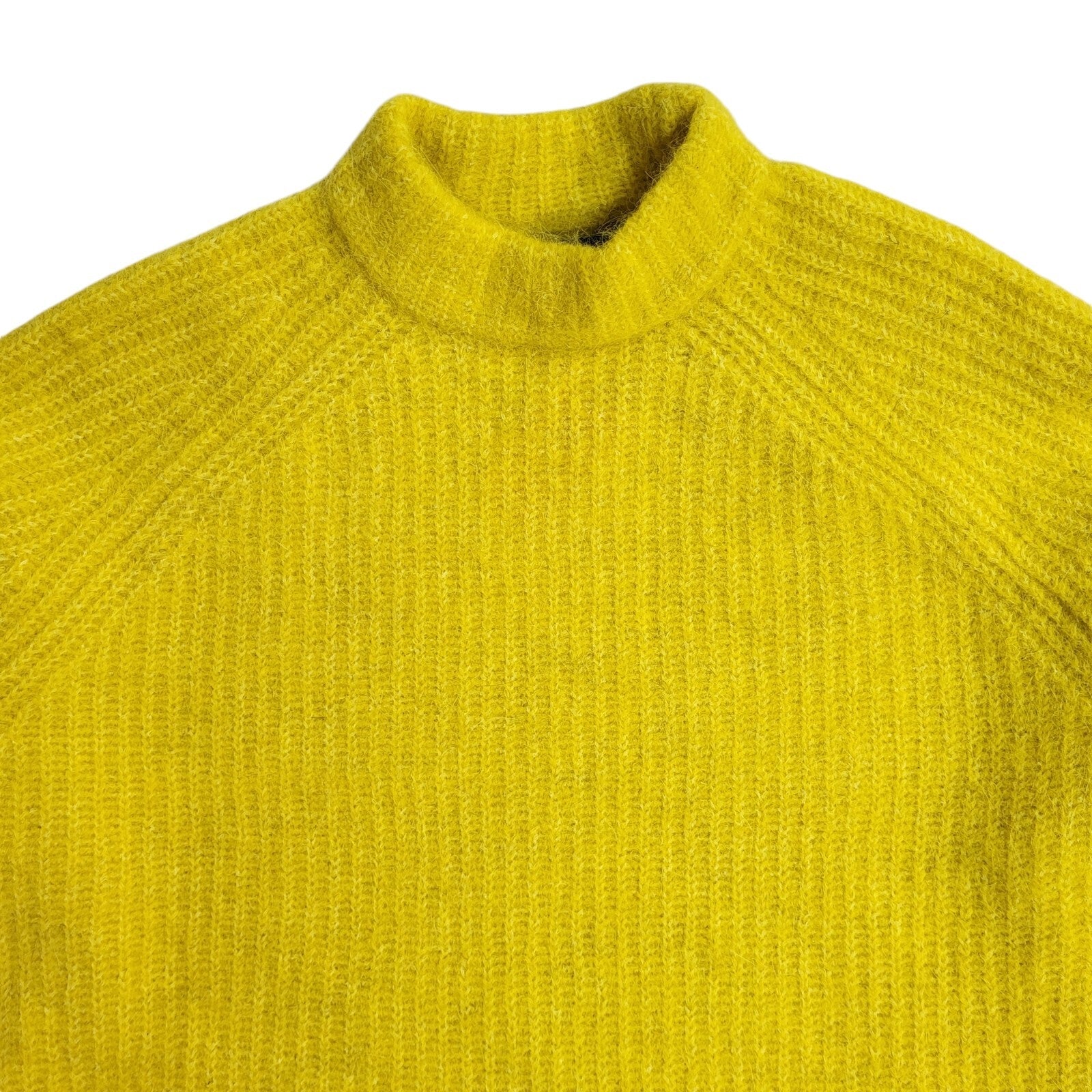 Superdry Yellow Round Neck Modern Alpaca Blend Jumper BNWT UK Women's Size 12