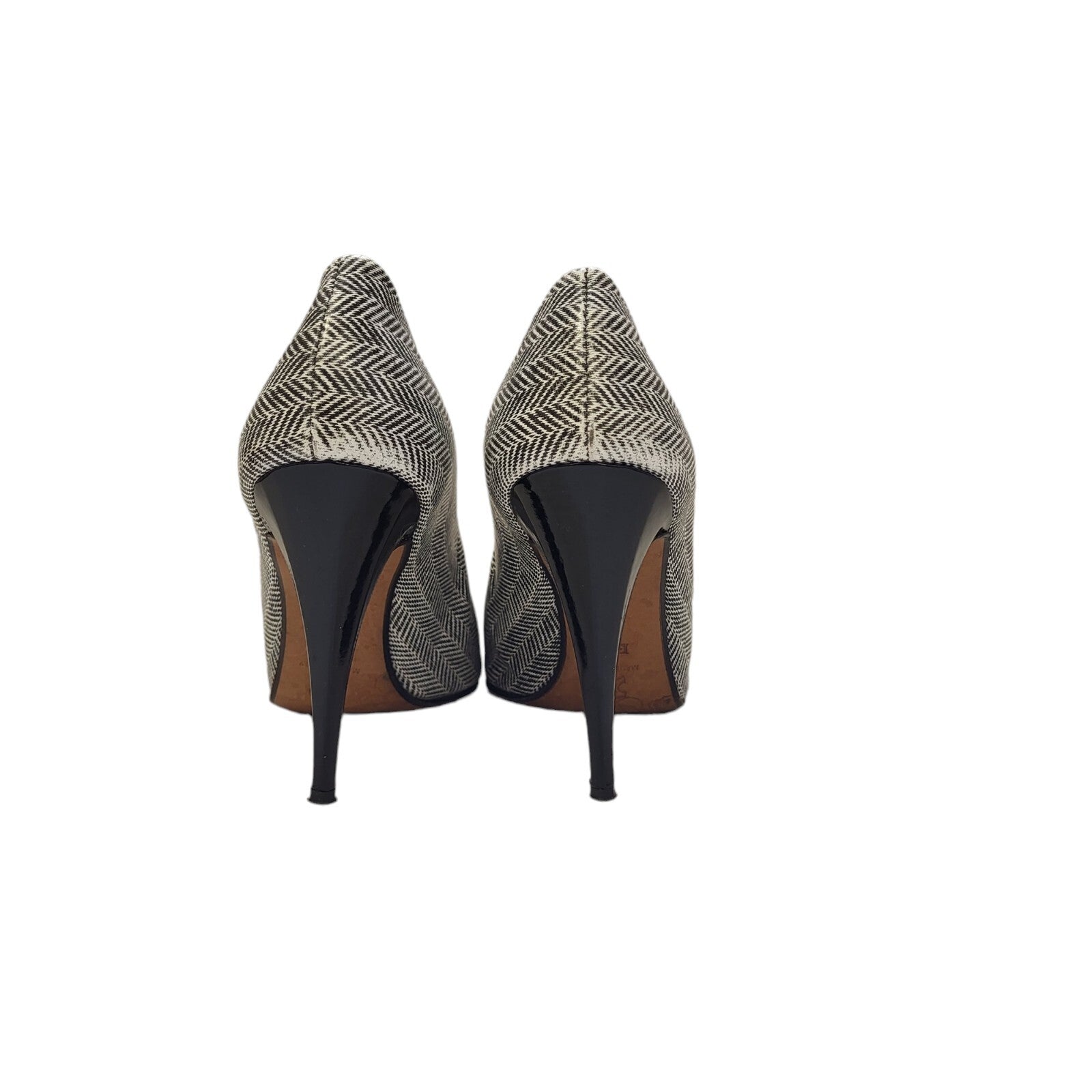 Andrea Carrano Grey Vintage Slip-on Heels Shoes Uk Women's Size 5.5