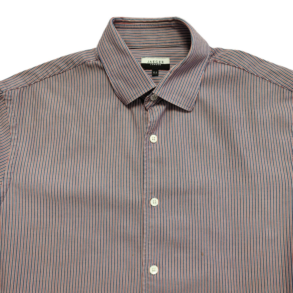 Jaeger Vintage Y2K Blue & Red Check Long Sleeve Shirt Uk Men's Size L