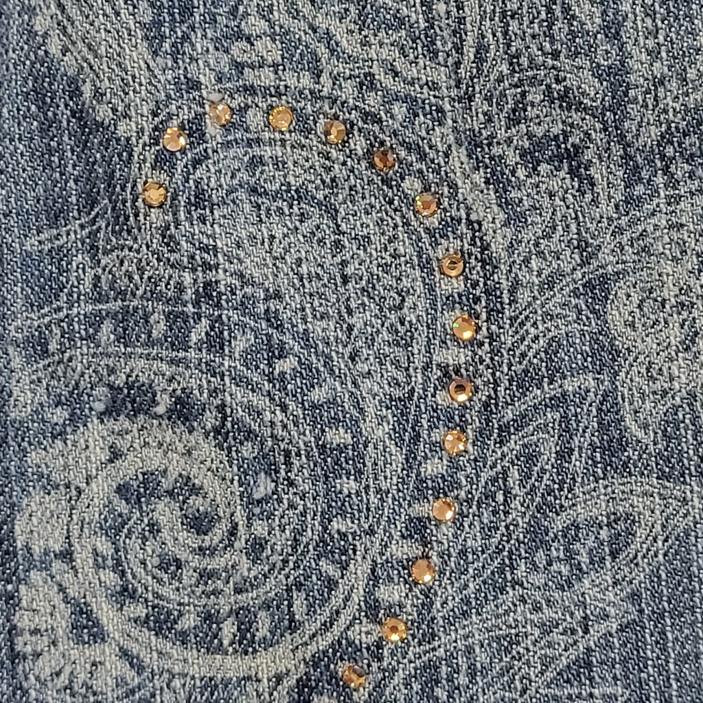 Next Vintage Y2K   Midi A-Line Denim Skirt Womens UK 12 W30