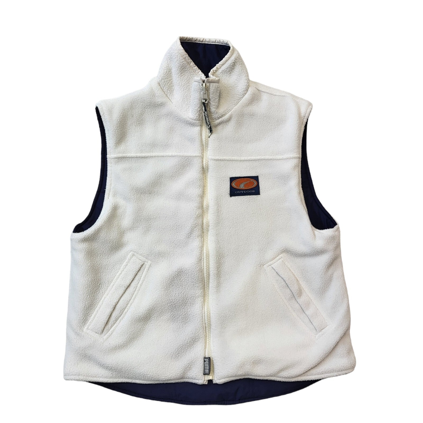 Puma 90s Vintage Reversible Gilet Women's Size Medium