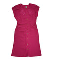 Target Pink 80s Vintage Sleeveless Bodycon Dress Uk Women's Size 12