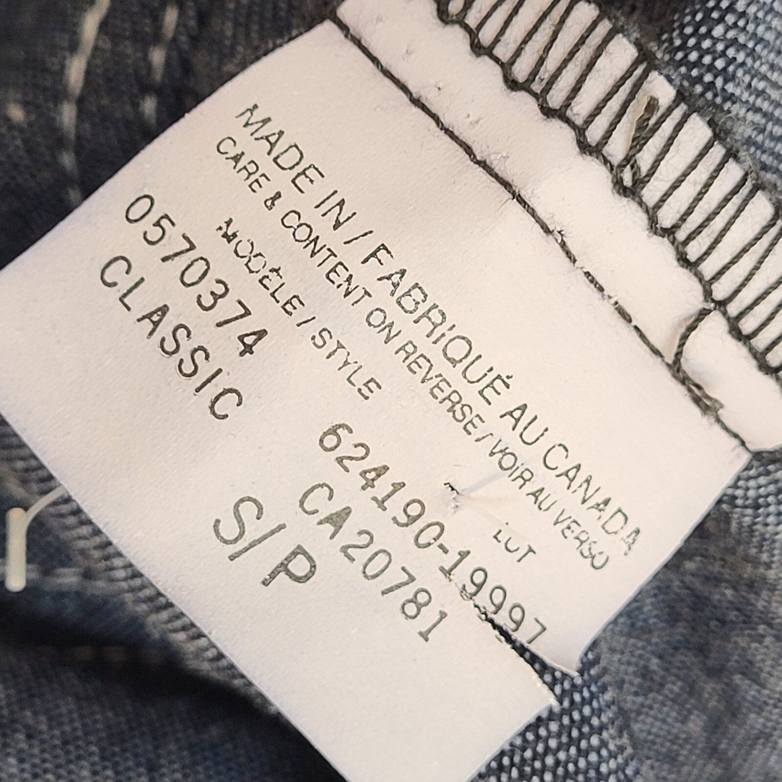 Tommy Jeans Blue Collared Button Front Denim Jacket 90s UK Women's Size S