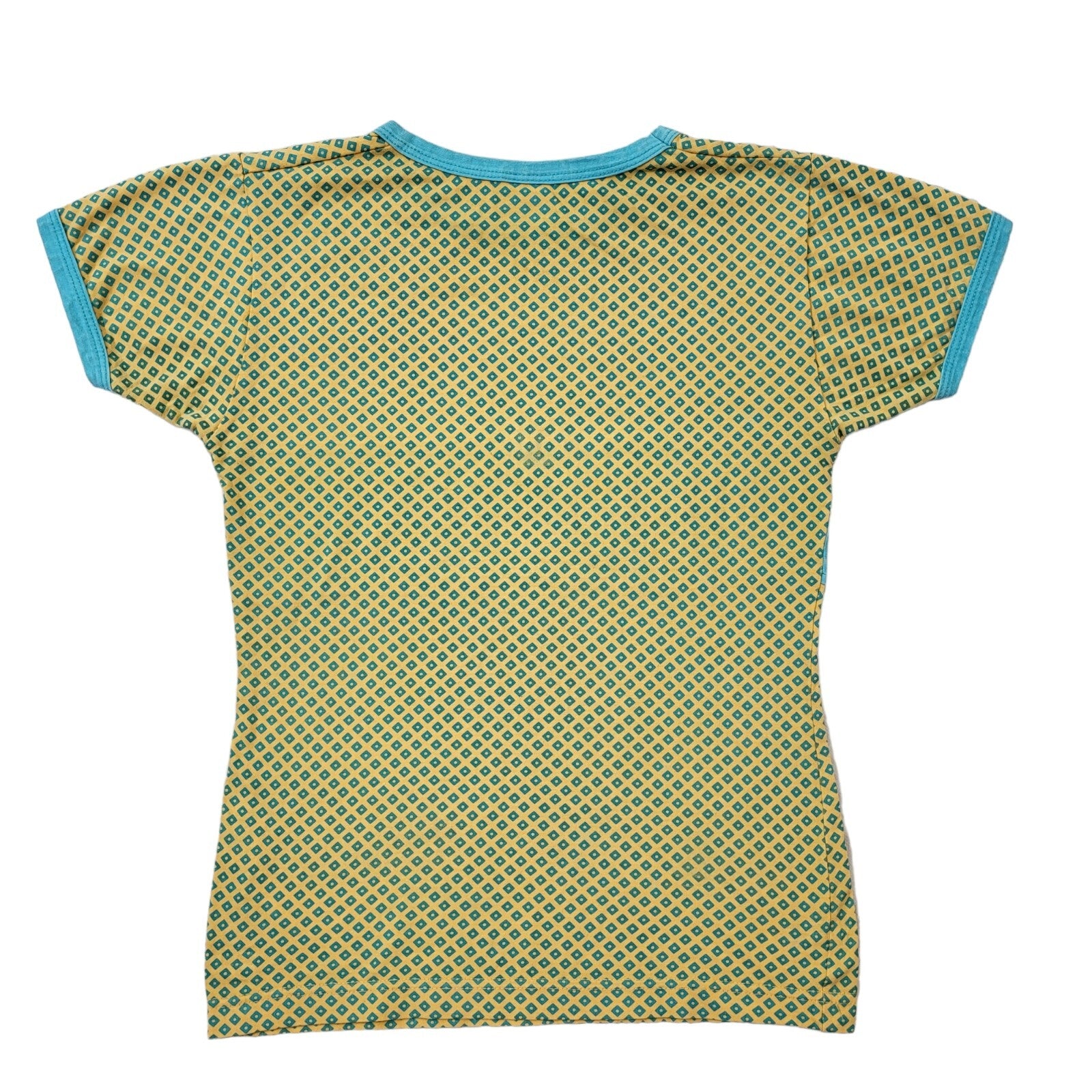 Lee Riders 90s Vintage Yellow & Blue Short Sleeve T-Shirt Women's Size Medium