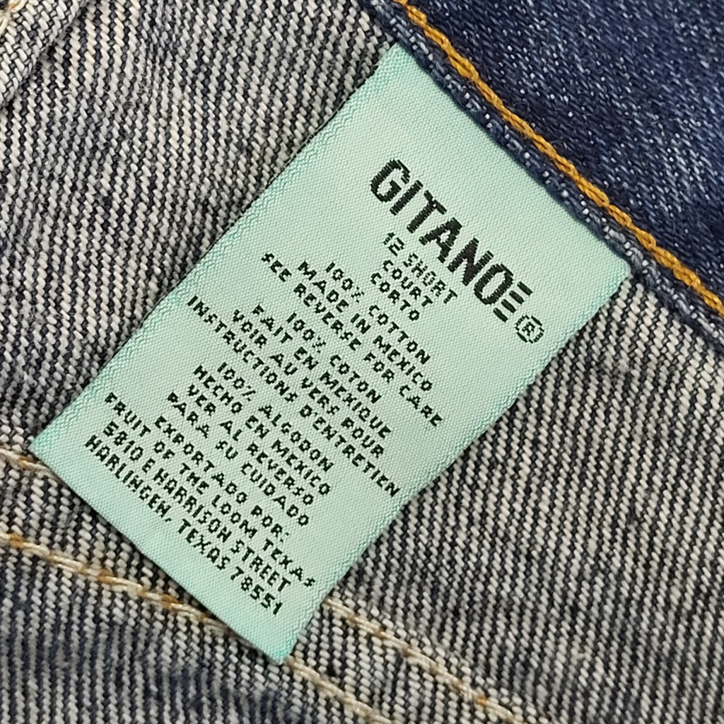 Gitano 90s Dark Blue Tapered Denim High Waist Jeans Uk Women's Size 12 W28 L30