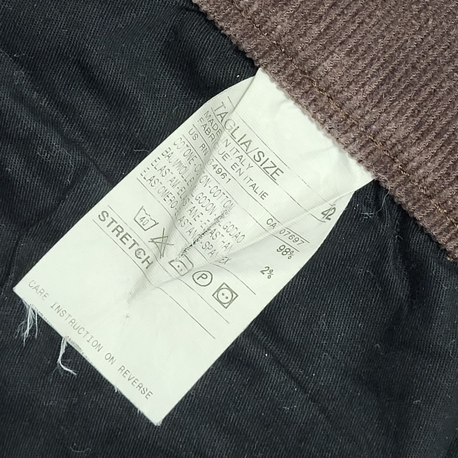 United Colors Of Benetton Brown Y2k Short Corduroy Skirt Uk Women's Size 14