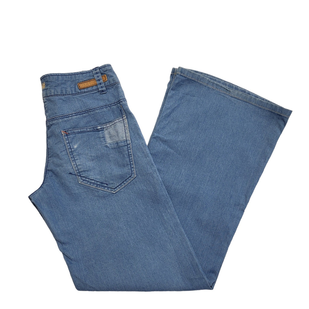 DKNY Vintage 90's Blue Bootcut Denim Jeans Uk Women's Size 14 W32 L30
