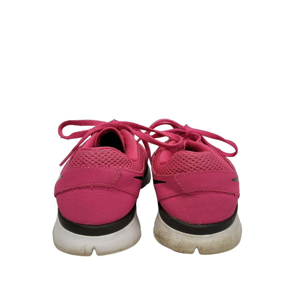 Nike Pink Lace Up Sports Gym Trainers Women's Uk Size 5 Eu 38