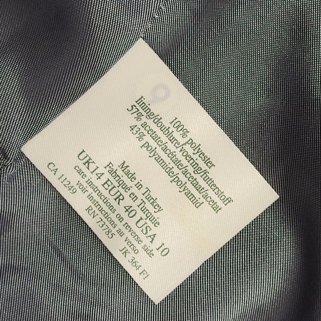 Laura Ashley Black Blazer Jacket Women's Size 14