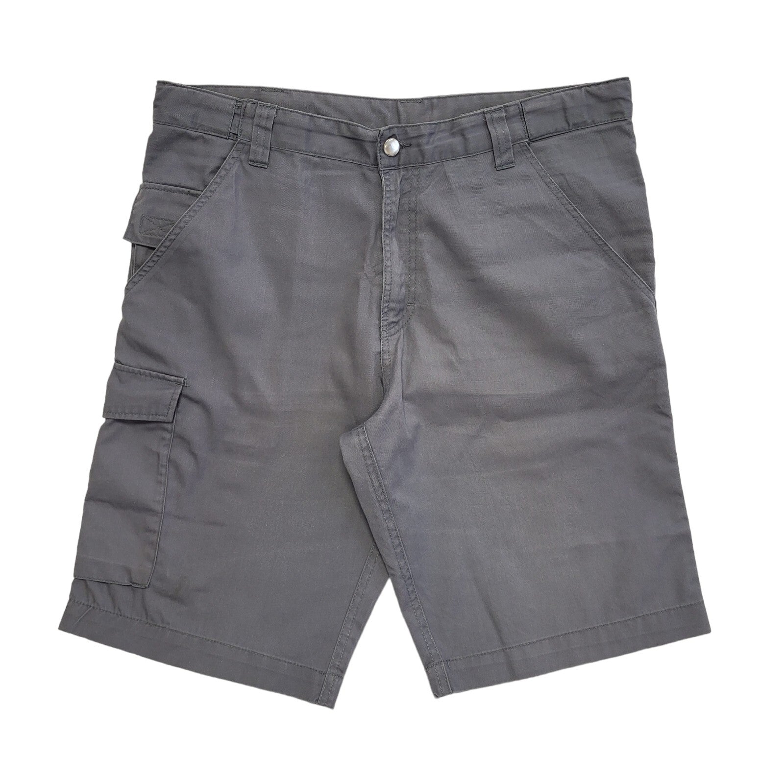 Russell Vintage 90's Blue Zipped Sport Shorts With Pockets Uk Men's Size XL W36