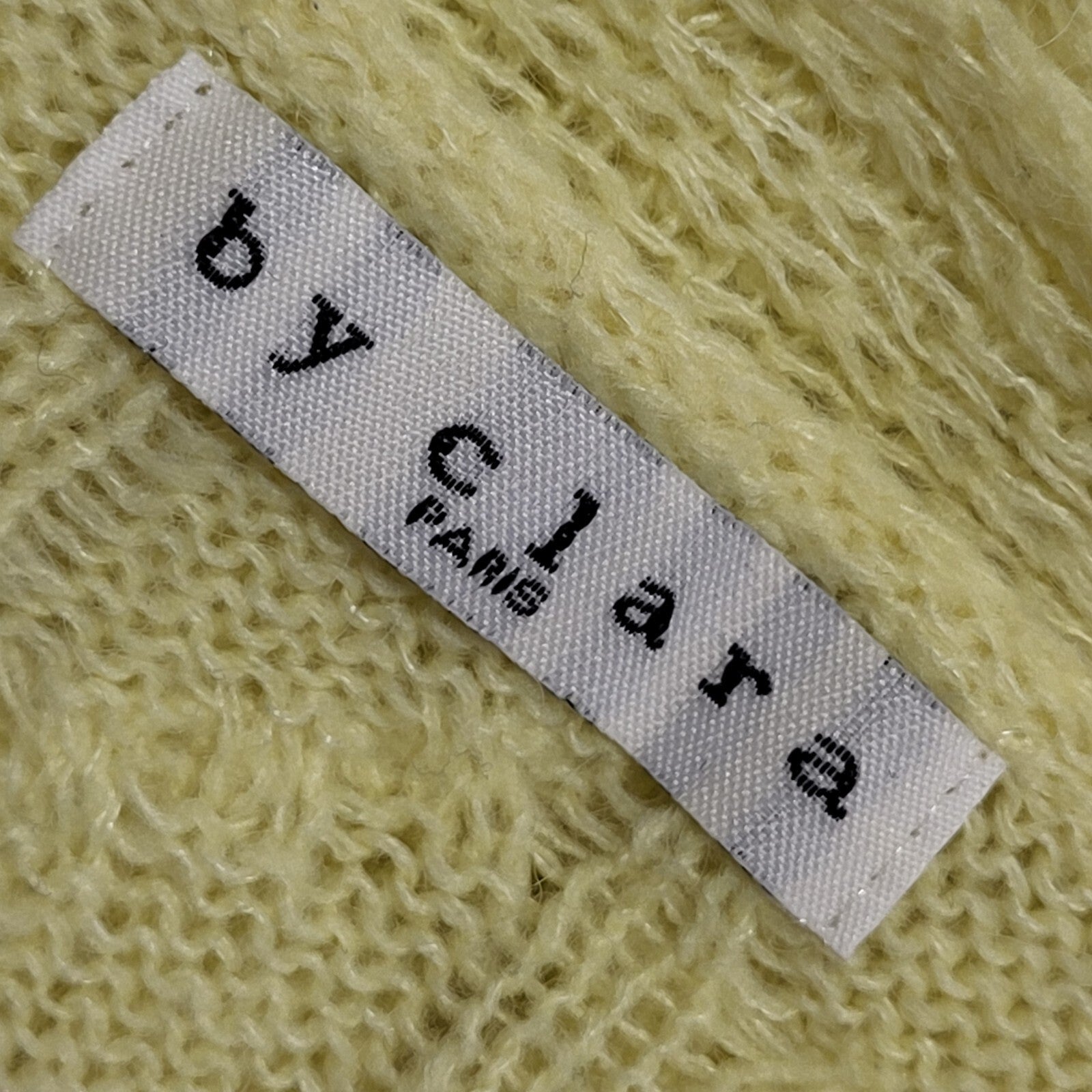 Clara Vintage 90's Yellow Cropped Ruffle Button Up Cardigan UK Womens Size 20