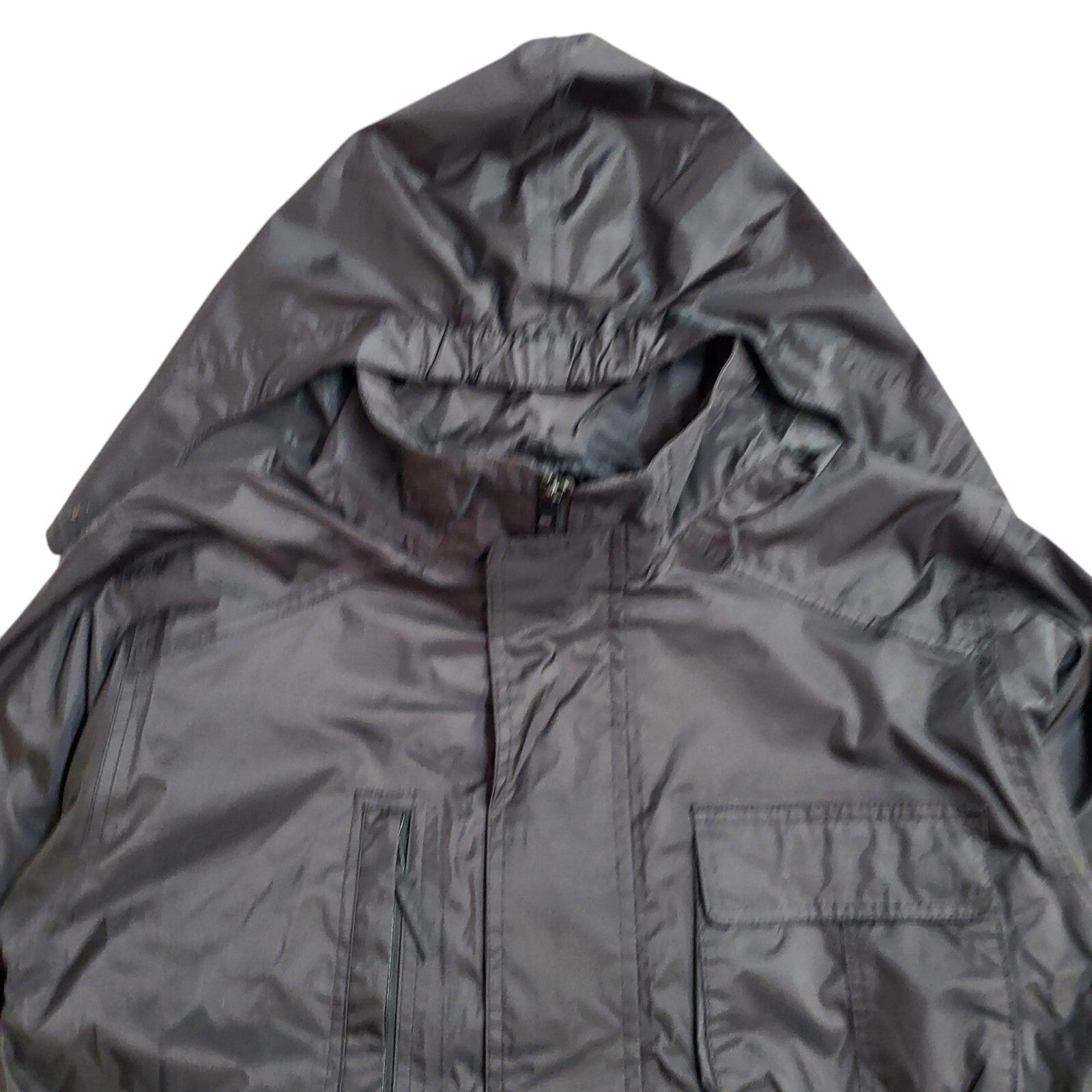 Beau Brummel 90s Black Hooded Jacket Uk Men's Size Small