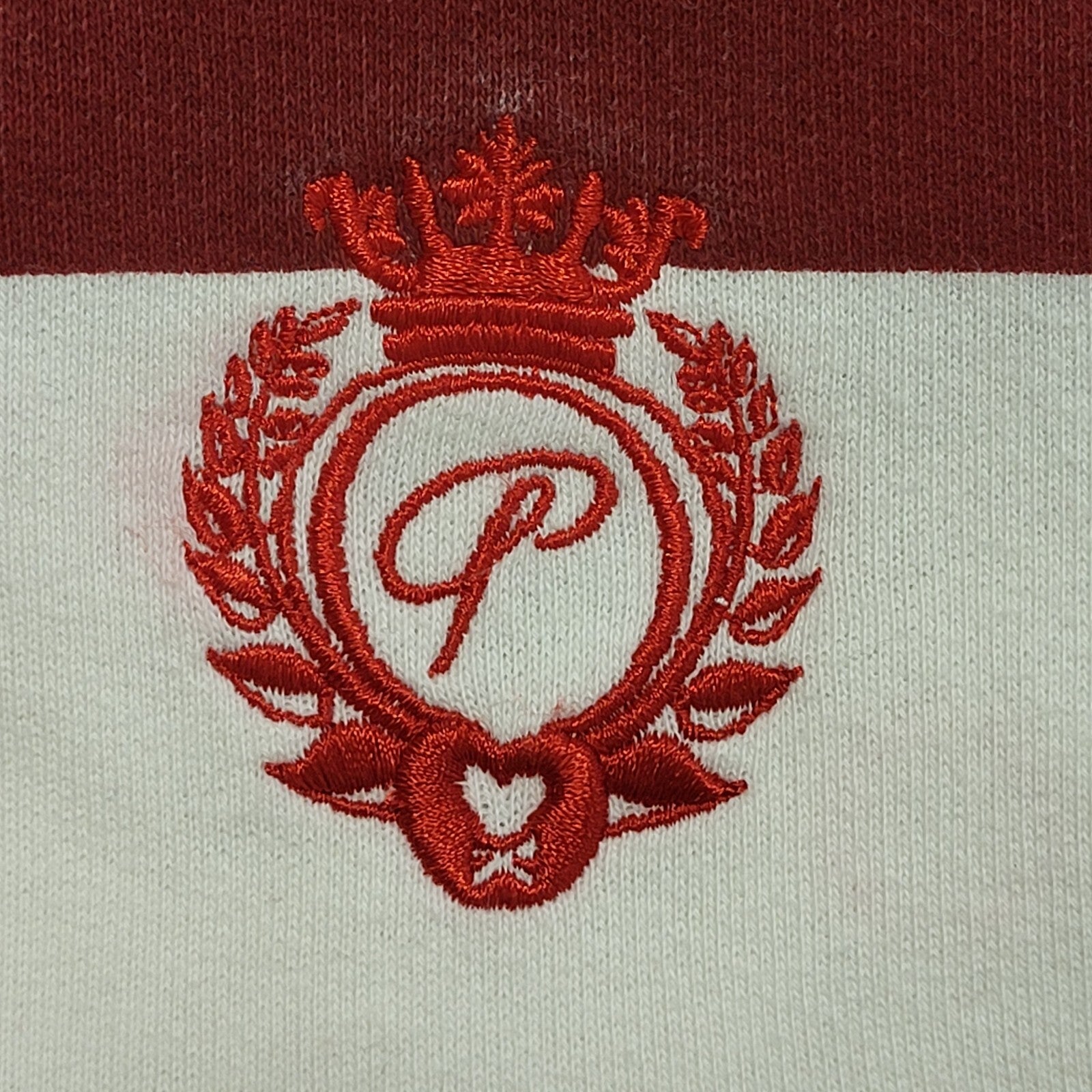 Protest Y2k Red White Button Sweatshirt Hoodie Uk Women's Size 10