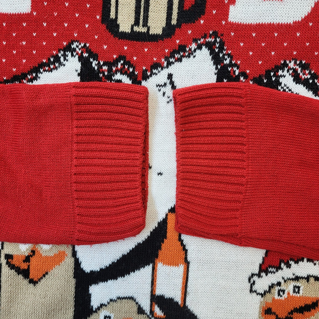 Christmas Penguin Jumper Womens Size M/L