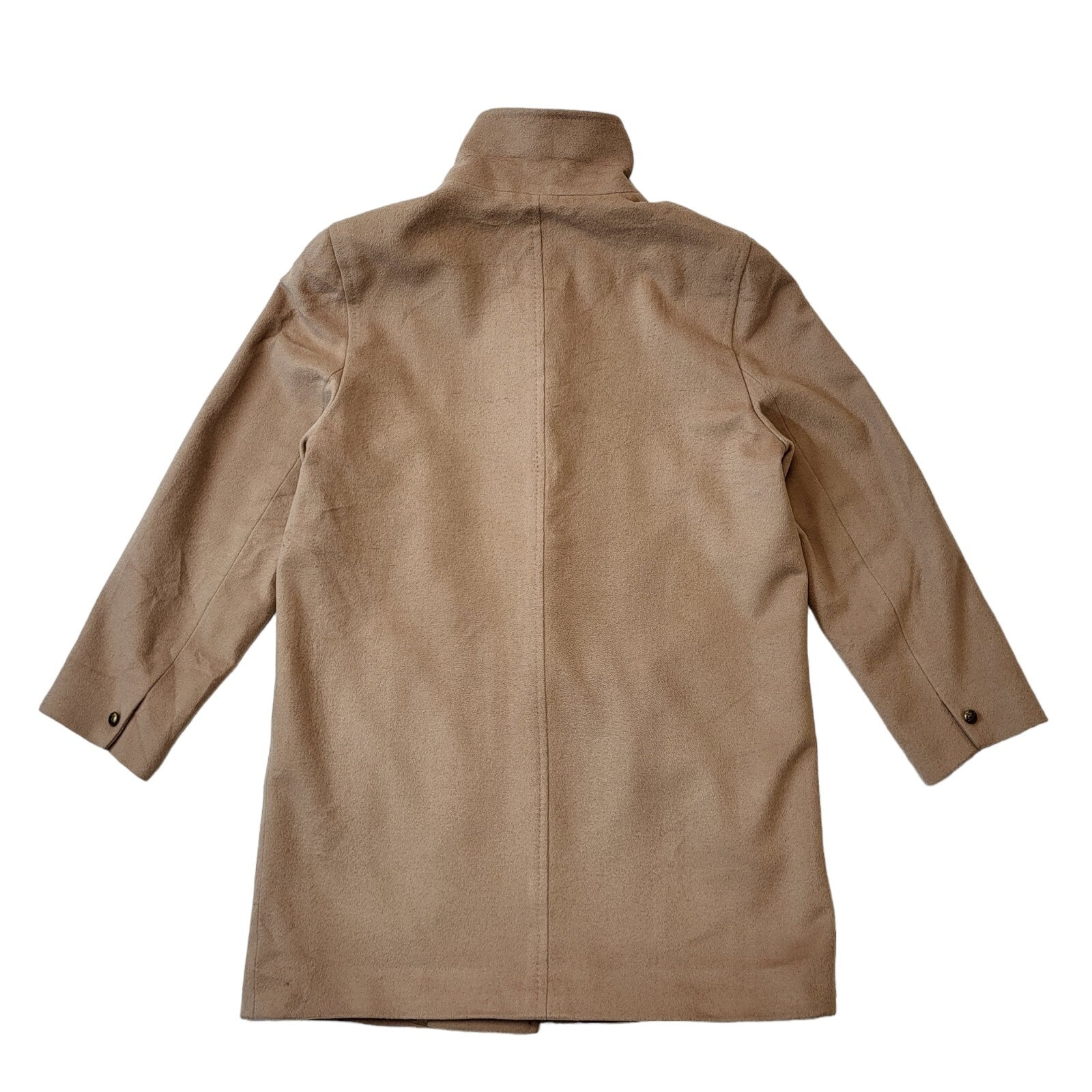 Jaeger 80s Vintage Beige Button Up Women's Coat Size 14