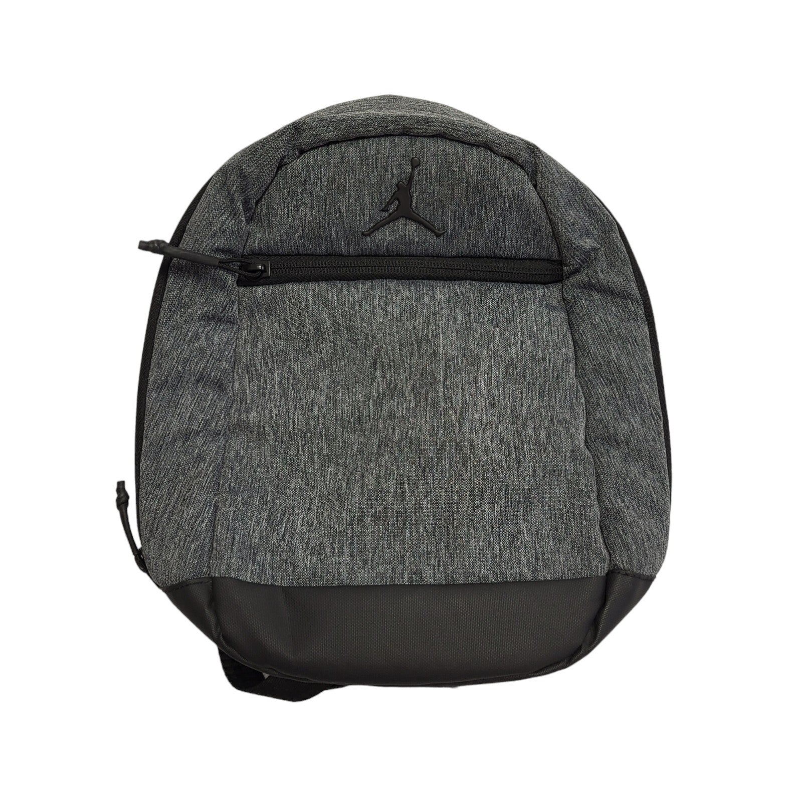 Air Jordan Grey Canvas Shoulder/Backpack Bag Uk Kids Size 12" x 11"