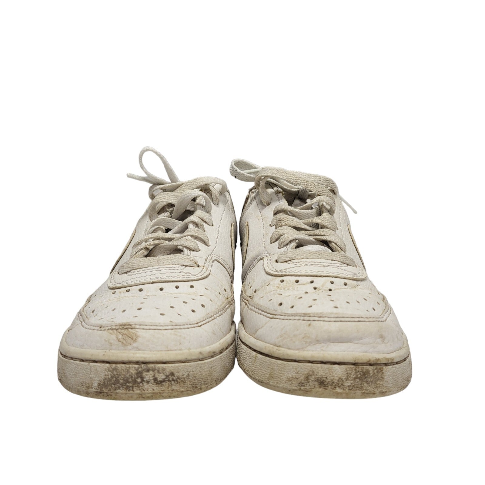 Nike Court Vision Low  Junior White Lace-up Trainers Uk Boy's Size 5