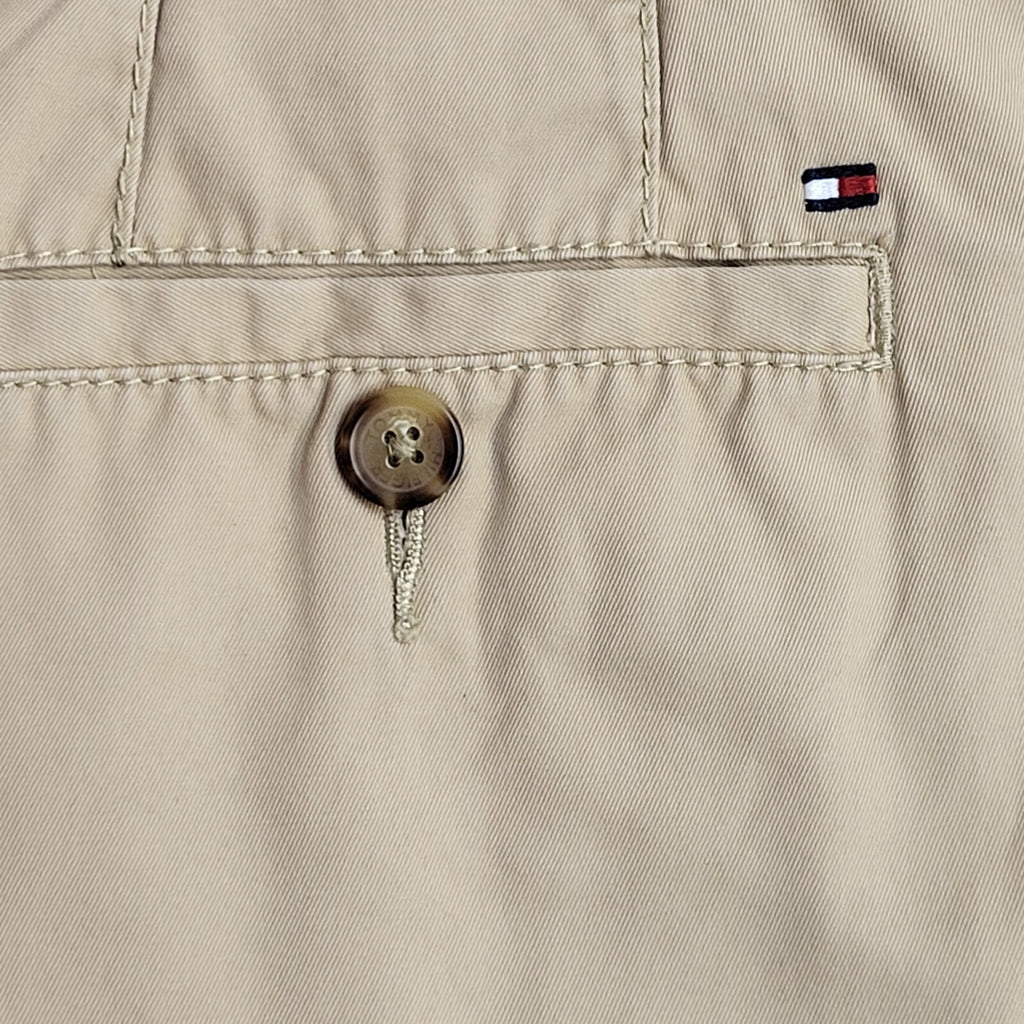 Tommy Hilfiger 90s Vintage Beige Straight Chino Trousers Uk Men's 3XL W40 L32