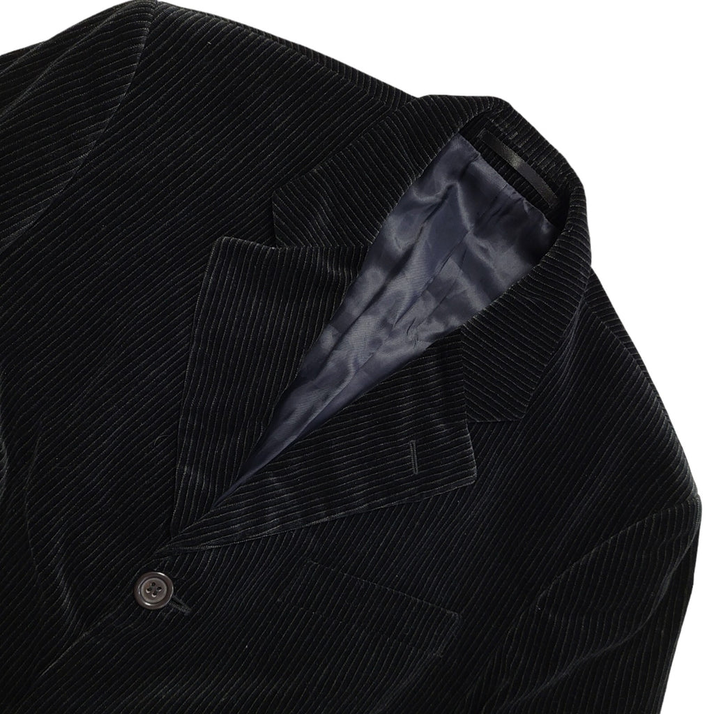 Next Black 90s Vintage Button Jacket Uk Men's Size Medium