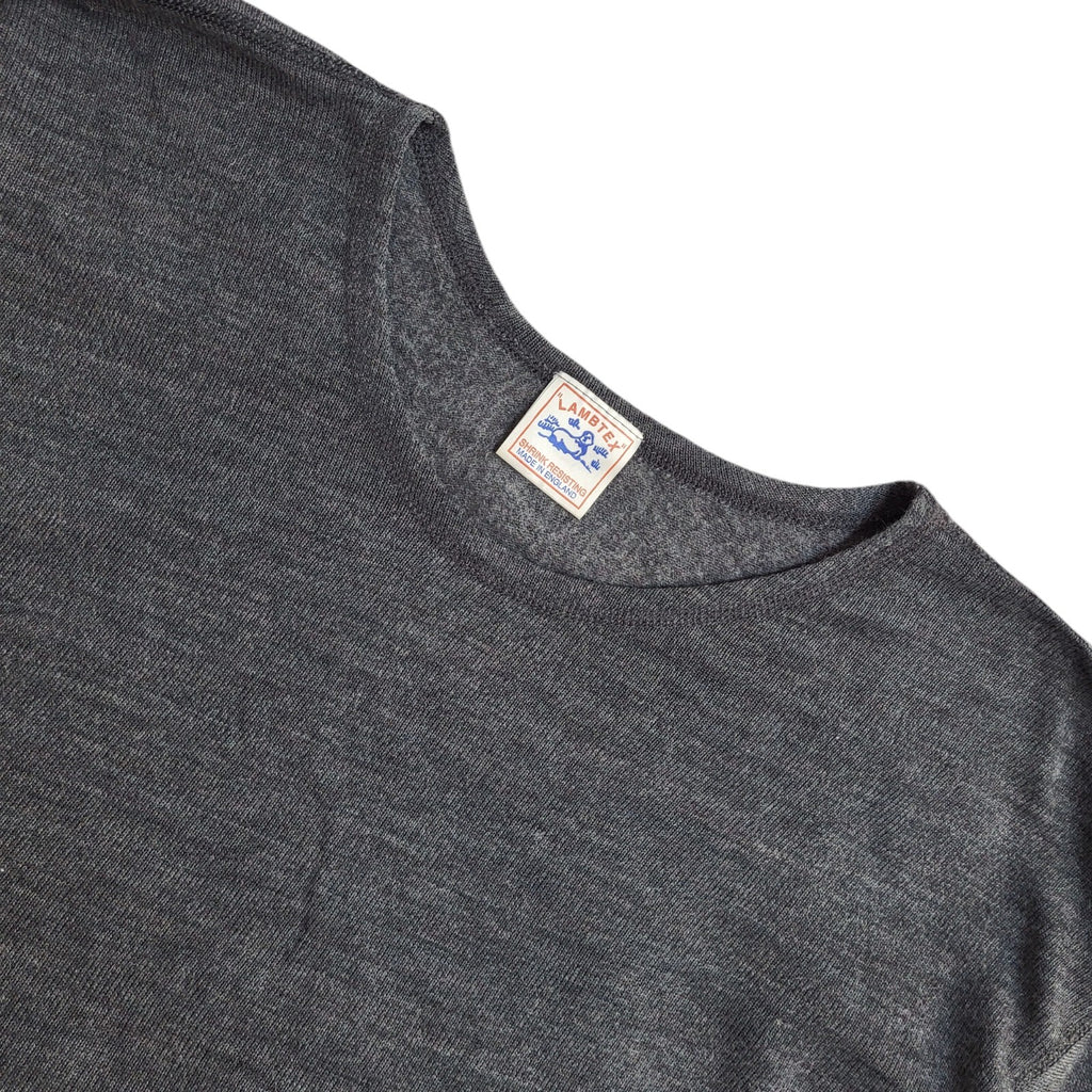 Lambtex Grey Vintage 90's Jumper UK Women's Size 14