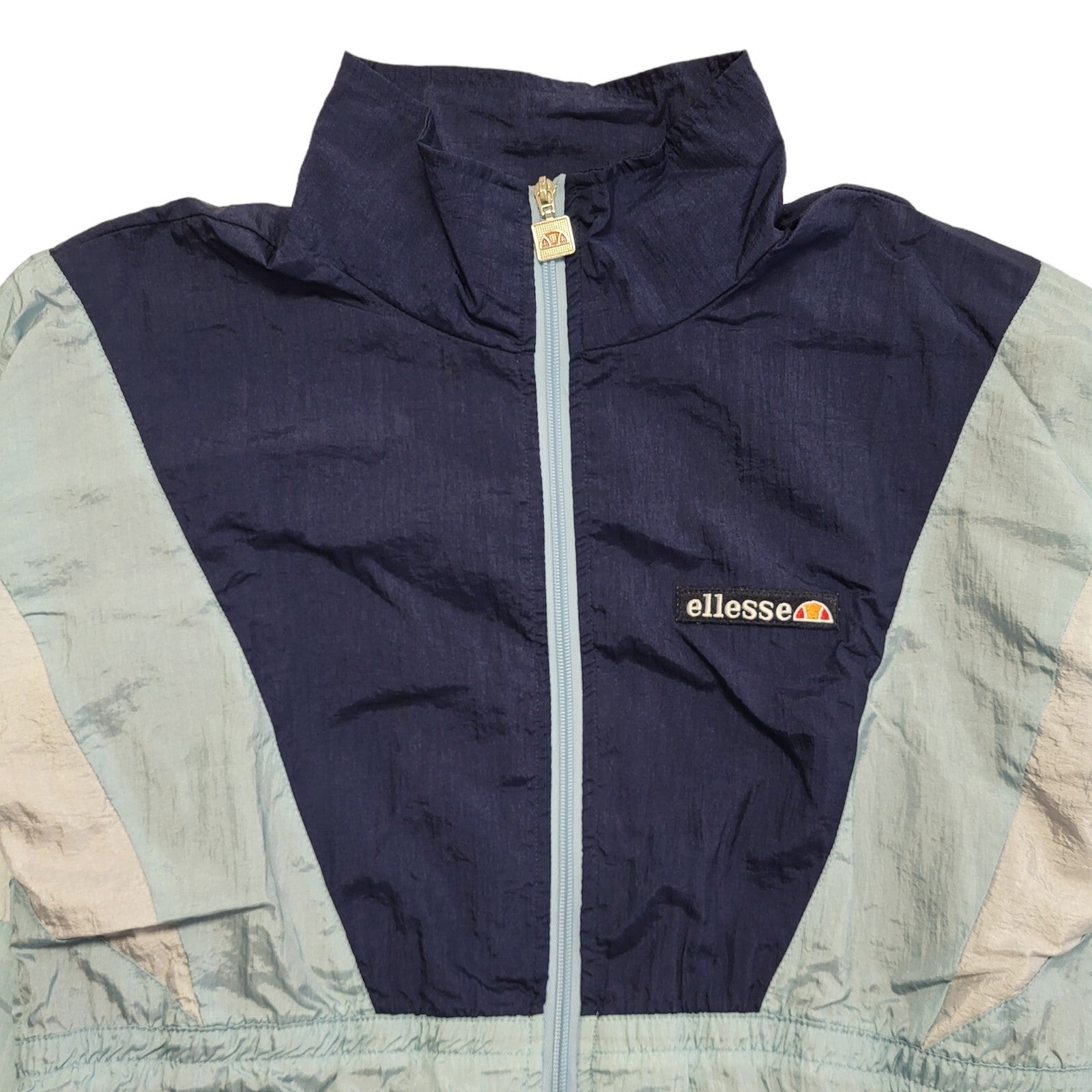 Ellesse Blue Vintage 90s Sports Shell Track Jacket Uk Men's Size Small