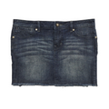 DKNY Vintage 90's Blue Short Denim Skirt Womens UK 12 W30