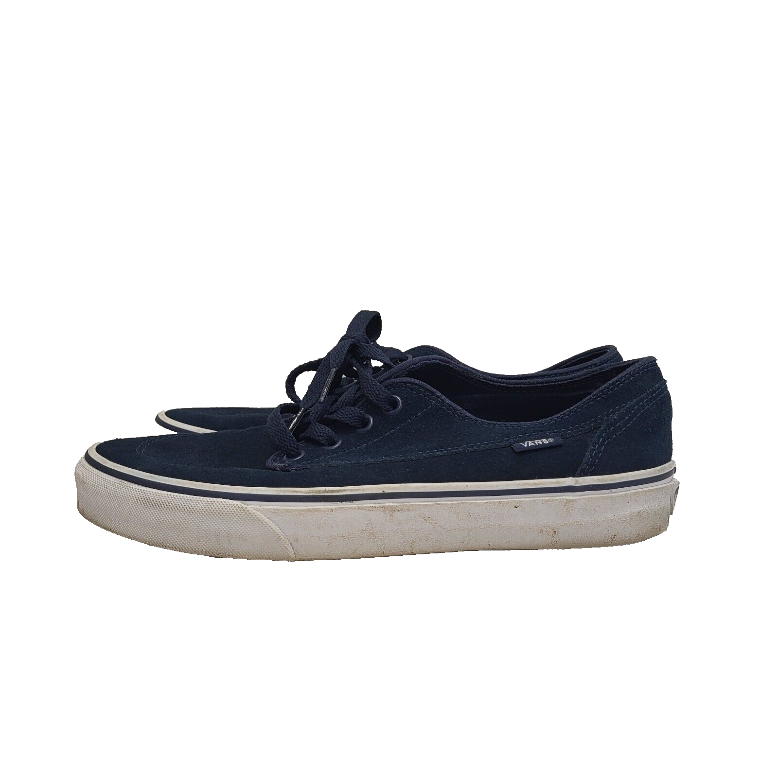 Vans Off The Wall Blue Suede Sneaker Trainers Men's Trainers Uk 7