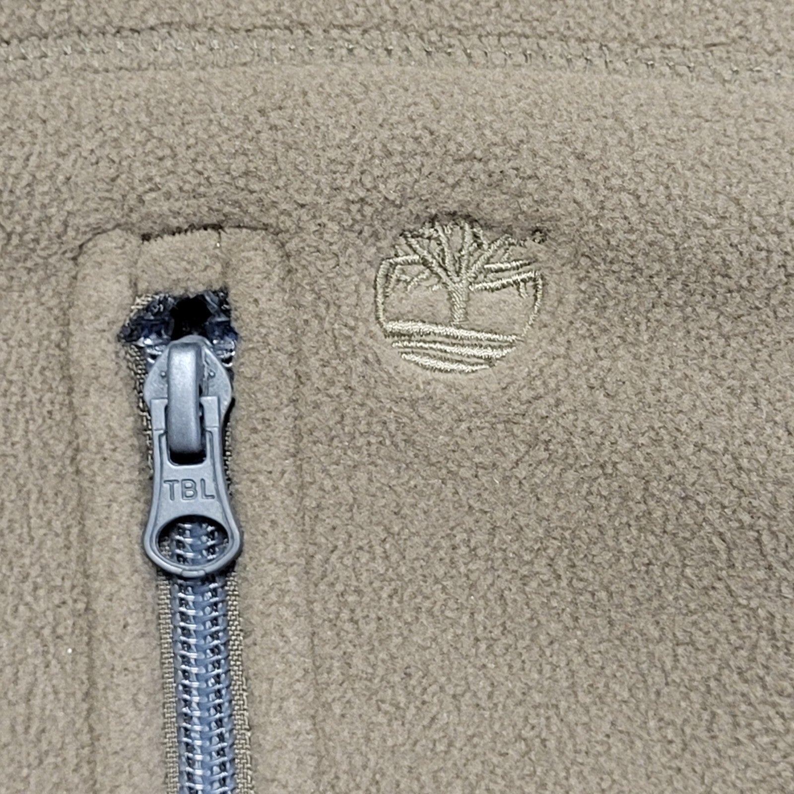 Timberland Performance Khaki Hiking Fleece Jacket Uk Men's Size Small