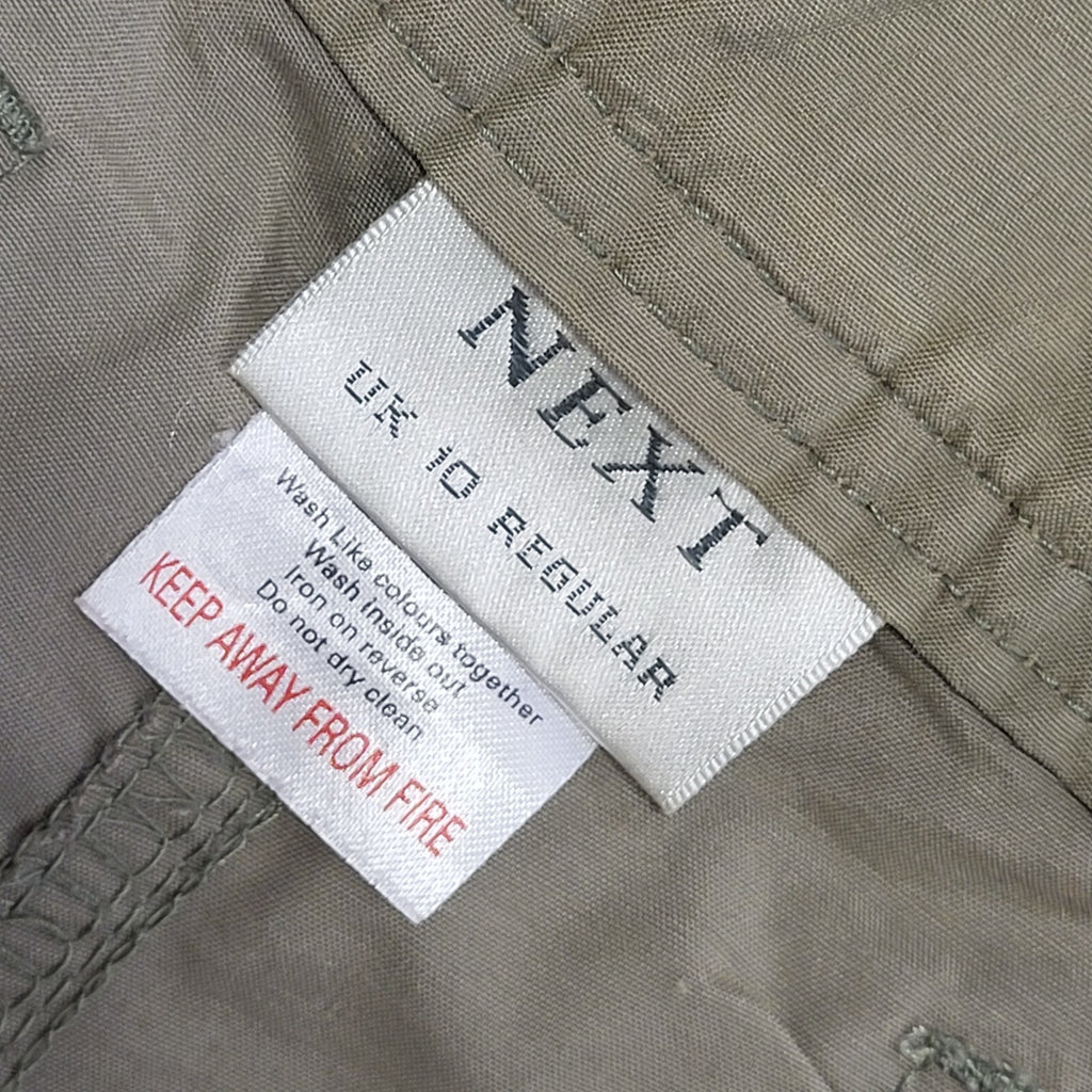 Next Vintage y2k  Green Wide Leg Casual Trousers Uk Women's Size 10 W28 L31