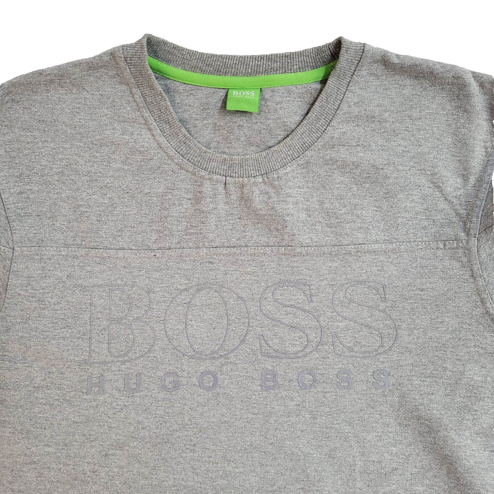 Hugo Boss Modern Sweatshirt Grey Crew Neck 90's UK Men's Size M