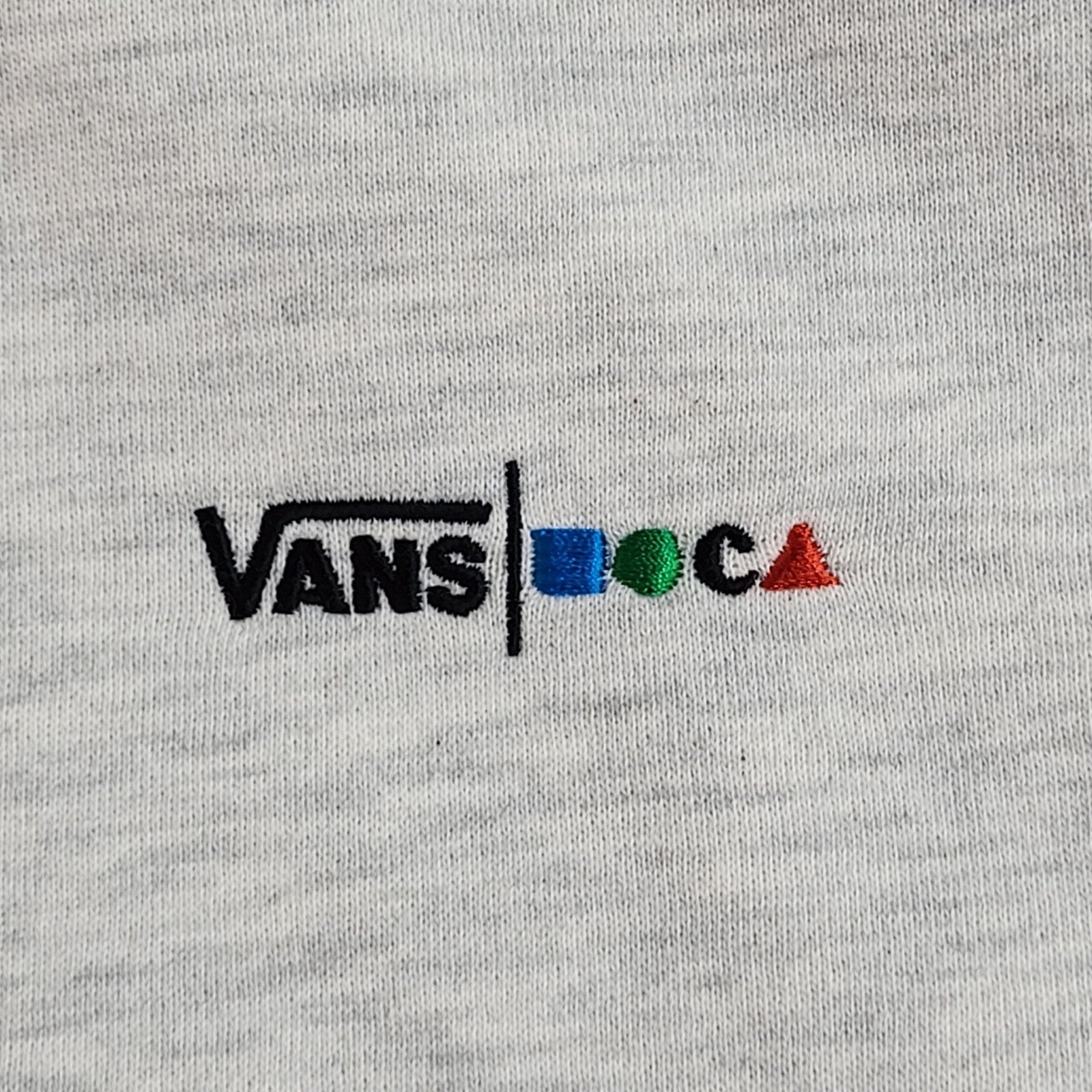 Vans Jumper  Vintage Y2k Grey Black Crew Neck UK Men's Size S Bnwt