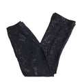Dereta Dress Trousers Black Y2k Straight Floral Uk Women's Size M 10 W28 L28