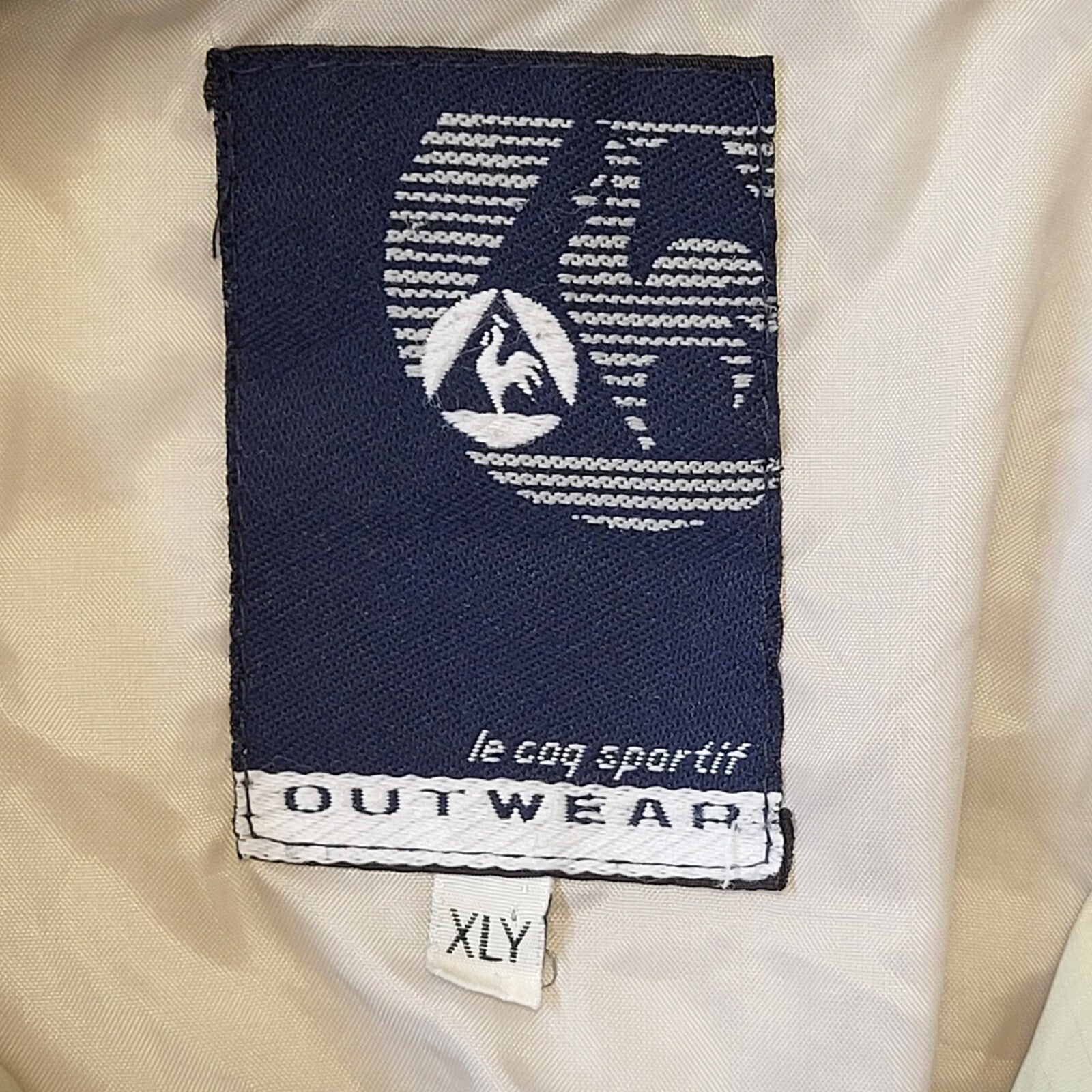 Le Coq Sportif 90s Vintage Navy Blue Zipped Jacket Boy's/Girls Size XL