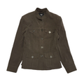 Yen London Vintage 90's Green Button Front Jacket Womens UK Size 10