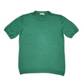 Peter Hahn Vintage 80's Green Short Sleeve Round Neck Jumper Womens UK 16