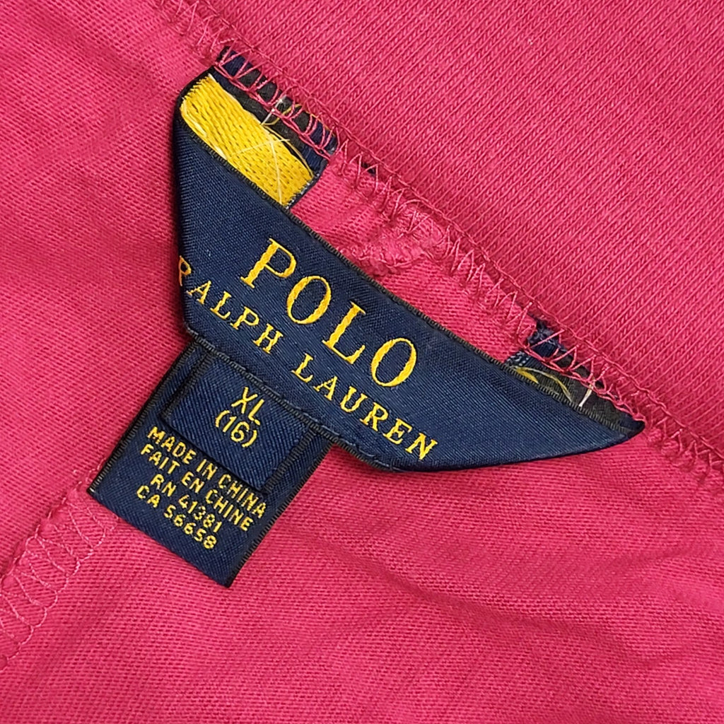 Polo Ralph Lauren Pink Pleated Mini Skirt Uk Women's Size XL W32