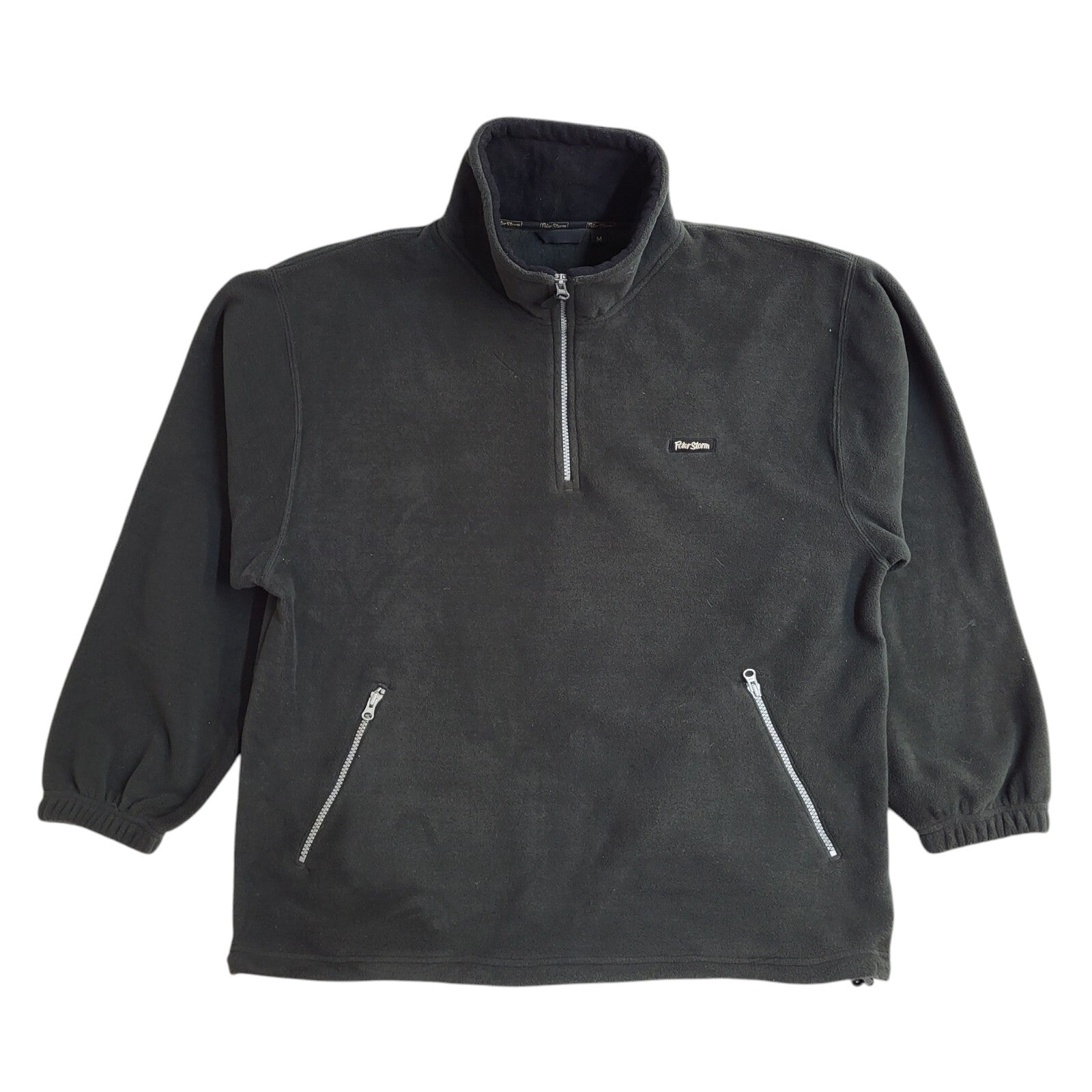 Peter Storm Green Y2k High Neck Fleece Hiking Jacket Uk Men's Size Medium