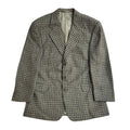 Bonacelli 90s Button Grey  & Beige Vintage Suit Blazer Jacket Men's Size M