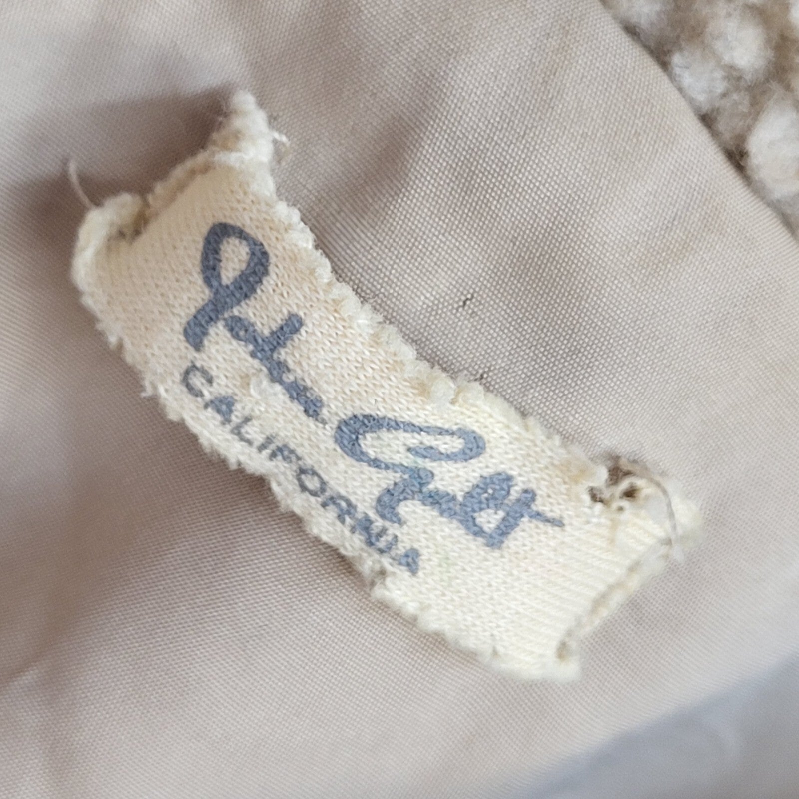 John Galt Y2K Beige Button Front Teddy Bear Jacket UK Women's Size 14