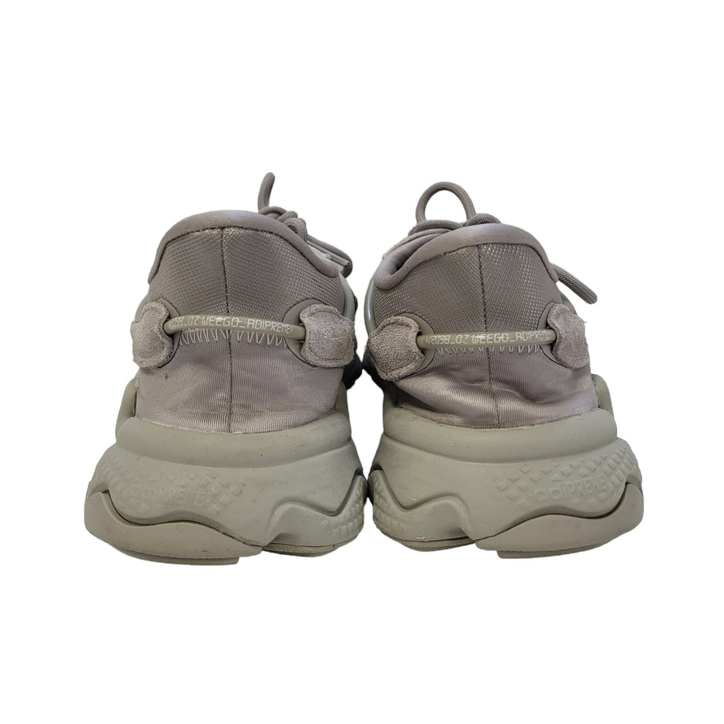 Adidas Ozweego Grey Canvas Lace-Up Sports Trainers Women's Uk 5.5